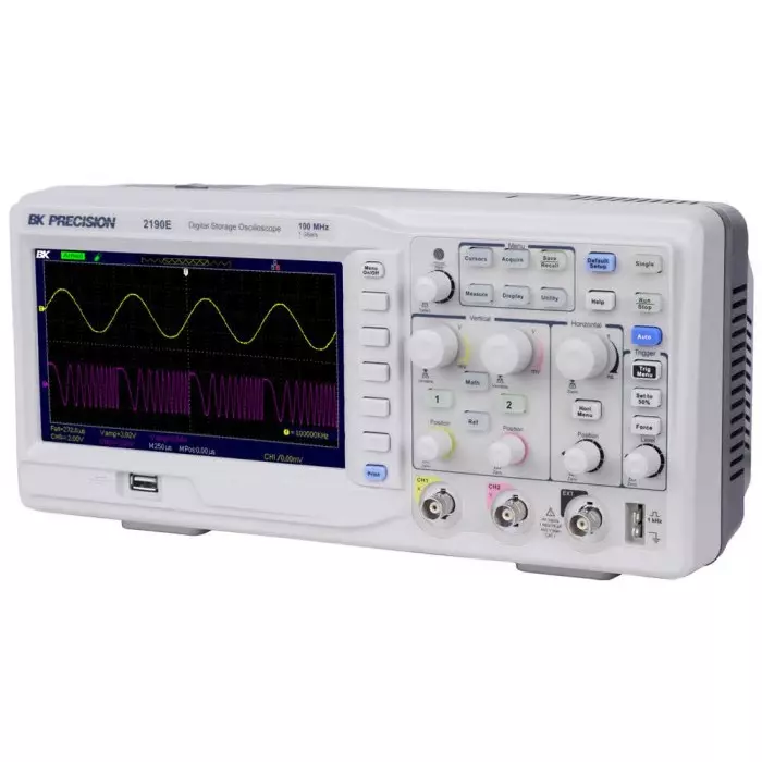 BK Precision 2190E Series 100 MHz Bench Oscilloscope 2 Analogue Channels, BK2190E