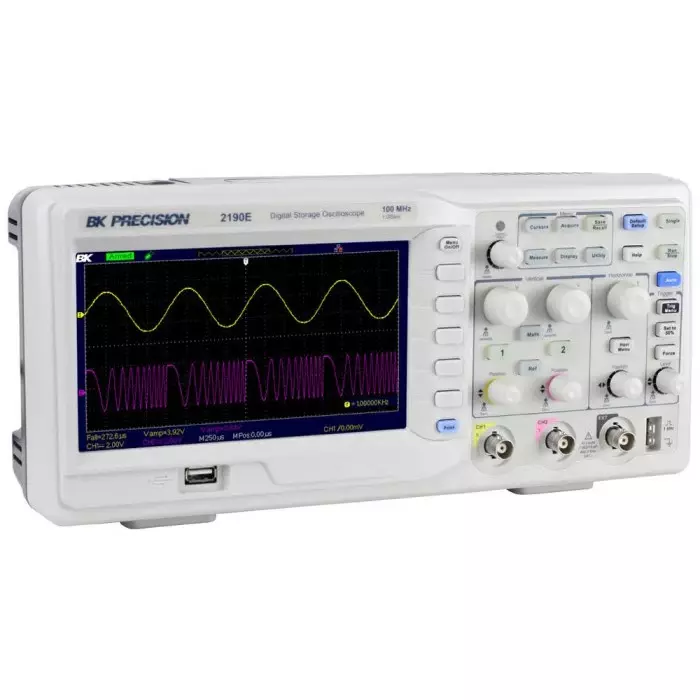 BK Precision 2190E Series 100 MHz Bench Oscilloscope 2 Analogue Channels, BK2190E