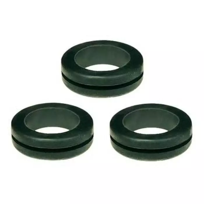 SES Sterling Cable Grommet DA Black Polychloroprene 12 mm for Maximum of 6 mm Cable Diameter, 2520146010 (Pack of 100 Pcs)