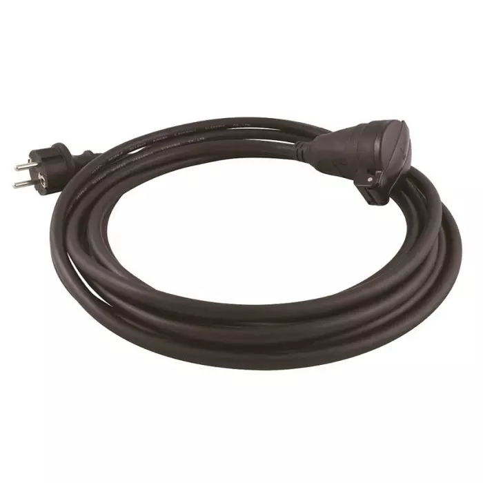 S2Ceb-Groupe Cae Straight CEE 7/7 Plug to Straight 2P+E Socket Extension Lead 20 m, CORNF3G25120