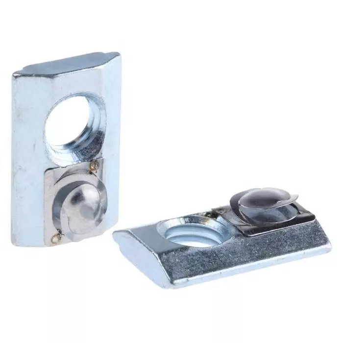 Rose+Krieger M8 Slot Stone Connecting Component Strut Profile 40 mm, 4016213 (Pack of 10 Pcs)