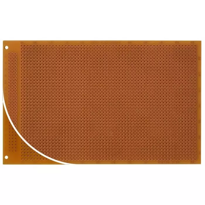 Roth Elektronik Single Sided Matrix Board FR2 With 37 x 56 1mm Holes 2.54 x 2.54mm Pitch 160 x 100 x 1.5mm, RE060-HP