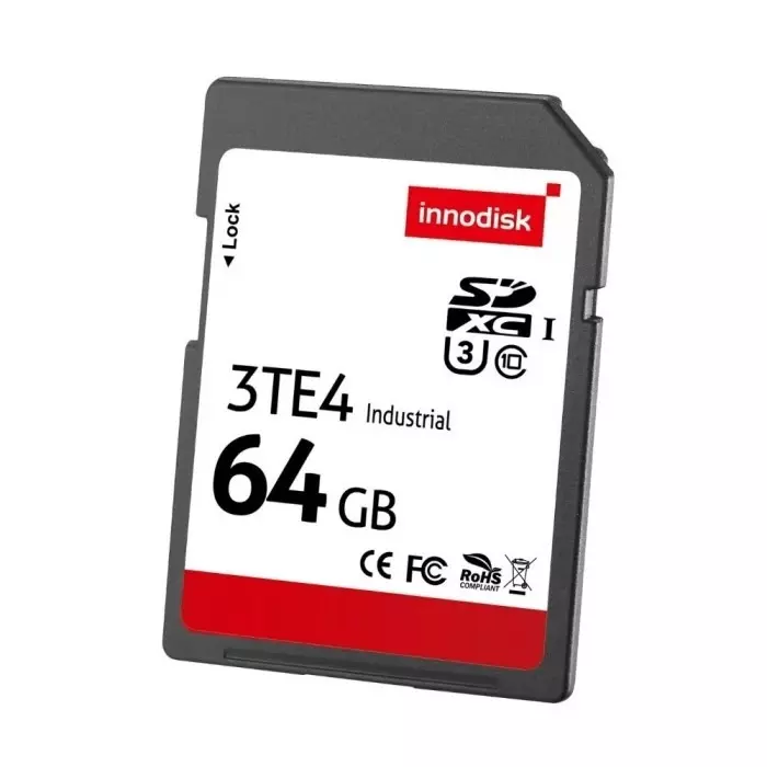 InnoDisk Industrial SD Card 64 GB Class 10 UHS-3, DESDC-64GS06GE1SL