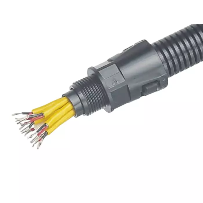 Adaptaflex 90° Elbow Conduit Fitting 16mm Nominal Size M16 Nylon 66 Black IP66 Rating, 7TCA296000R0361AL16/M16/C90/BL (Pack of 5 Pcs)