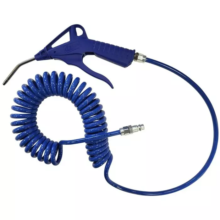 CEJN Air Blow Gun 10 Bar 1/4 inch Air Inlet (BSP) with Hose Kit & 320 Series Nipple, C1995899871