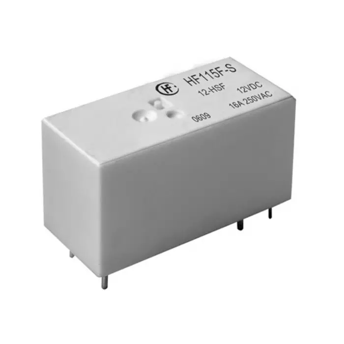 Hongfa Europe GMBH PCB Mount Power Relay 24V DC Coil 16A Switching Current SPST, HF115F-S/24-HF