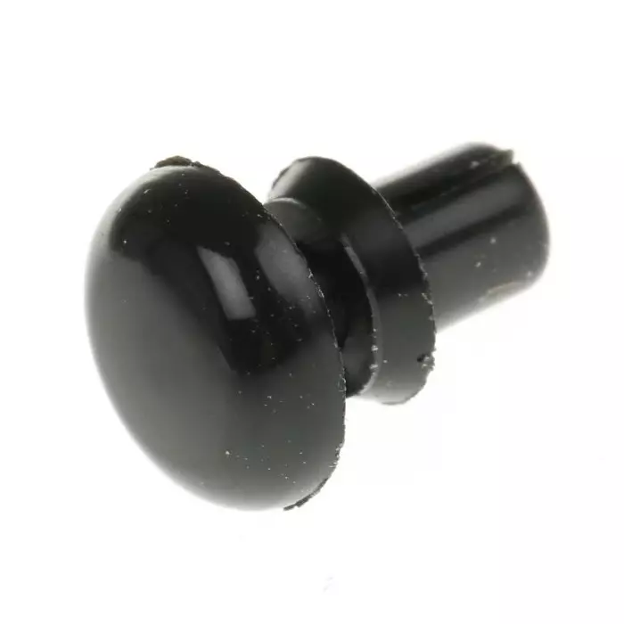 ESSENTRA COMPONENTS Nylon Snap Rivet 3 mm, Black