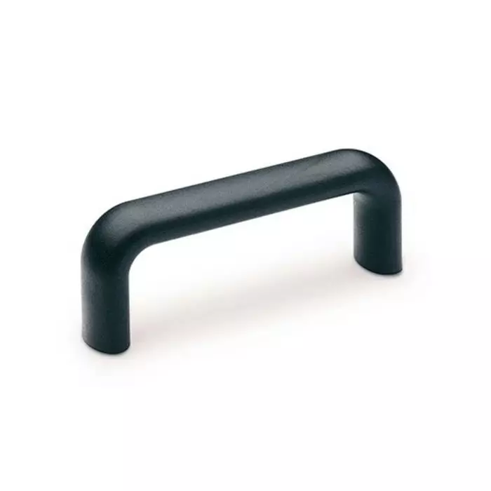 Elesa Matt Black PP Handle 15 mm Height 49mm Width 134mm Length, 37316