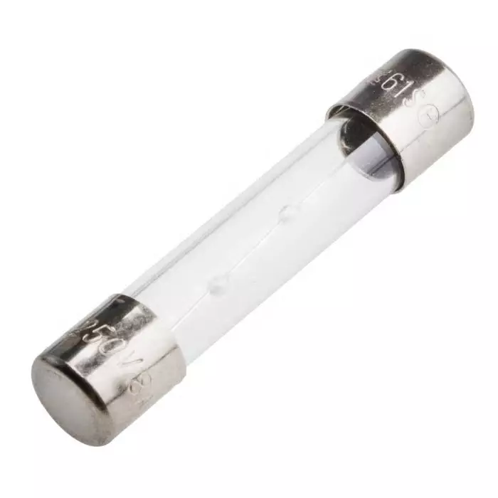 RS PRO T Glass Cartridge Fuse 6.3x32 mm 8A Current & 250V ac Voltage Rating