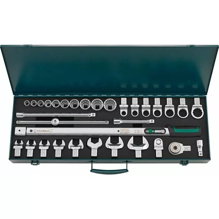 Stahlwille Quick Click Torque Wrench Set 1/2 inch Drive Square Drive, 96502053
