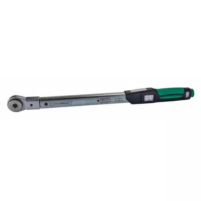 Stahlwille Click Torque Wrench 40-200 Nm 1/2 inch Drive Round Drive, 96503120