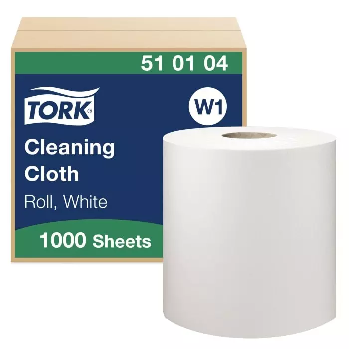 Tork Dry Multi-Purpose Wipes White 1000 Wipes 380X430mm for Multipurpose Cleaning, 510104