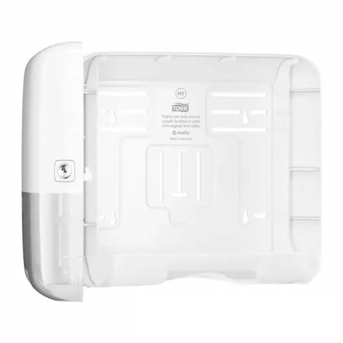 Tork Paper Towel Dispenser Wall Mounting Plastic White 135x303x140 mm, 553100