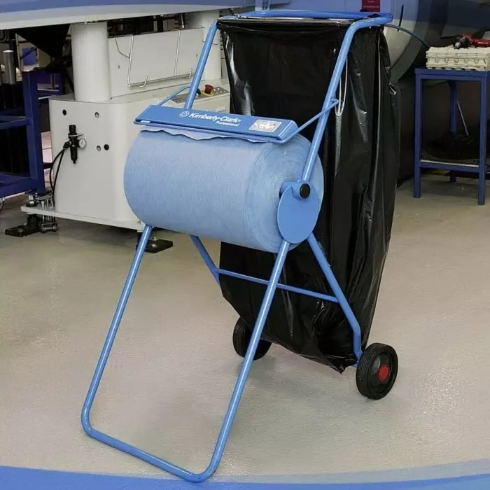 Kimberly-Clark Portable Wipe Dispenser Free Standing Metal Blue 570x794x164 mm, 6155