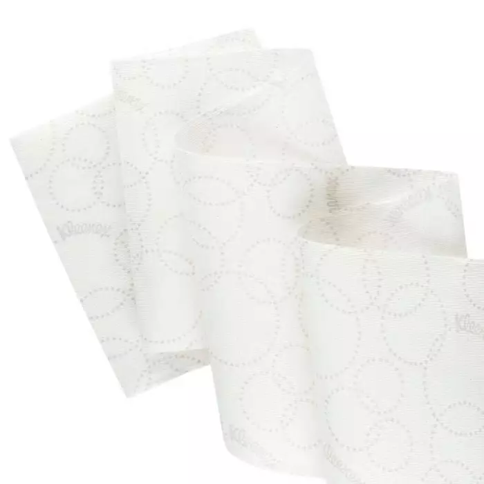 Kimberly-Clark Kleenex Ultra Slimroll Rolled White Hand Towels 198mm 2-Ply 400 Sheets, 6781