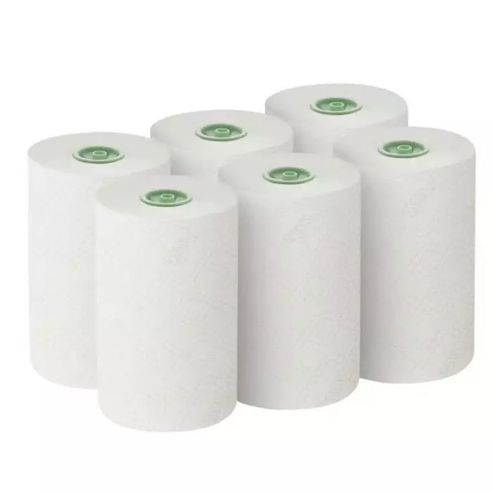Kimberly-Clark Scott Essential Slimroll Rolled White Paper Towel 180x19.1mm 2-Ply, 6639