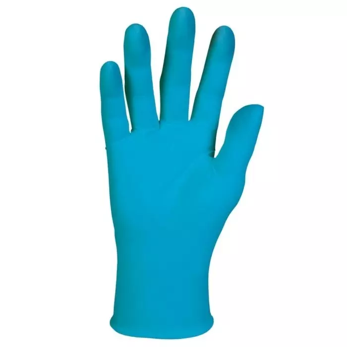Kimberly-Clark G10 Blue Nitrile Disposable Gloves Size 7 Small, 57371