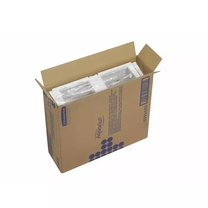 Kimberly-Clark White Plastic Toilet Roll Dispenser 445x129x380 mm, 6991