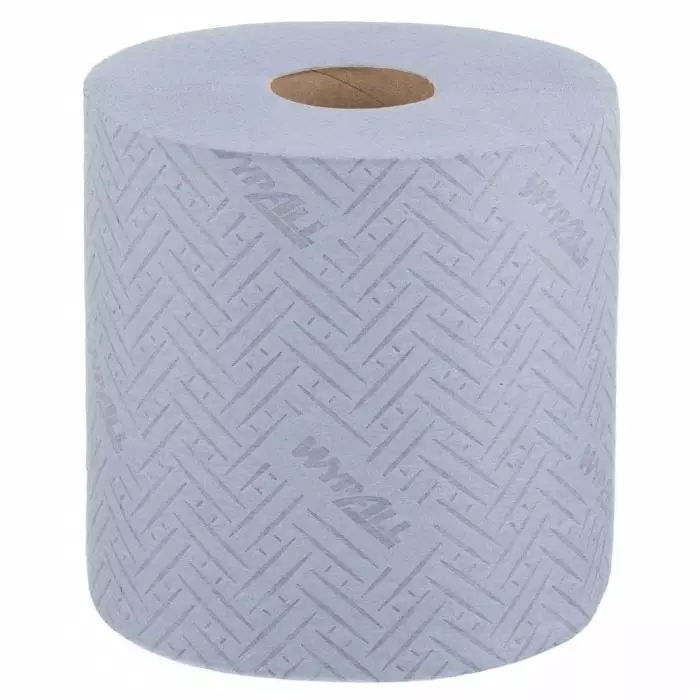 Kimberly-Clark WypAll Rolled Blue Paper Towel 380x195mm 2-Ply 400 Sheets, 7277