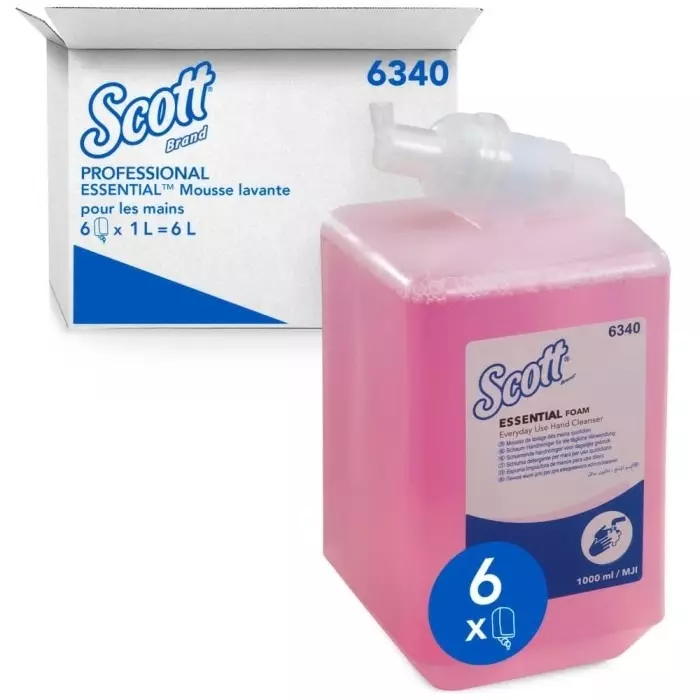 Kimberly-Clark Kleenex Hand Cleaner with Anti-Bacterial Properties 1 L Cassette, 6340
