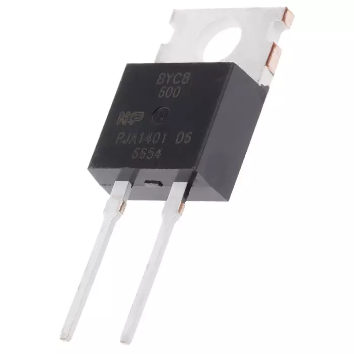 WEEN SEMICONDUCTORS 600V 8A Hyperfast Diode 2-Pin TO-220AC, BYC8-600127