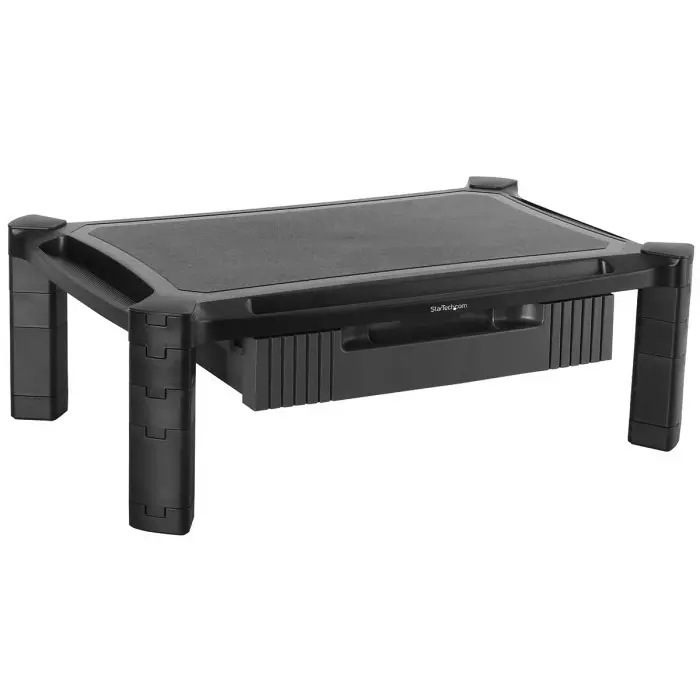 StarTech.com Monitor Riser 32 inch Max Screen Size 10 Kg Max Load, MONSTADJDL