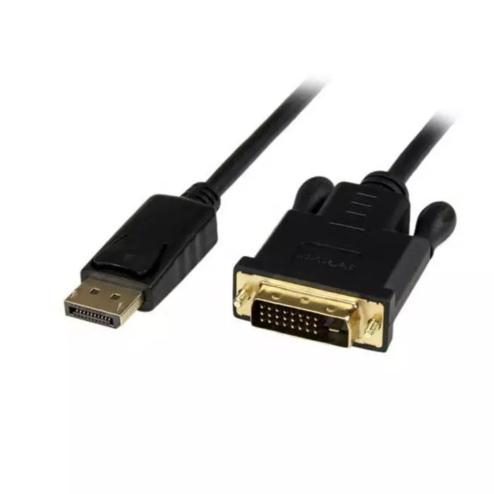 StarTech.com DisplayPort to DVI Adapter 1.8m Length - 1920 x 1200 Maximum Resolution, DP2DVIMM6BS