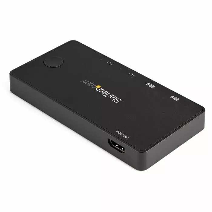 StarTech.com 2 Port HDMI KVM Switch 3840 x 2160 Maximum Resolution, SV211HDUC