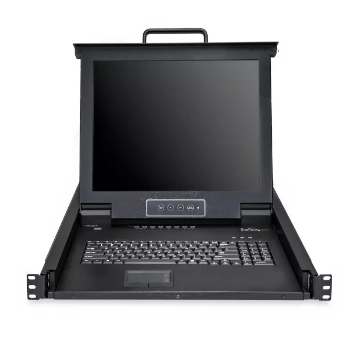 StarTech.com 8 Port USB USB VGA Console 1280 x 1024 Maximum Resolution, RKCONS1708K