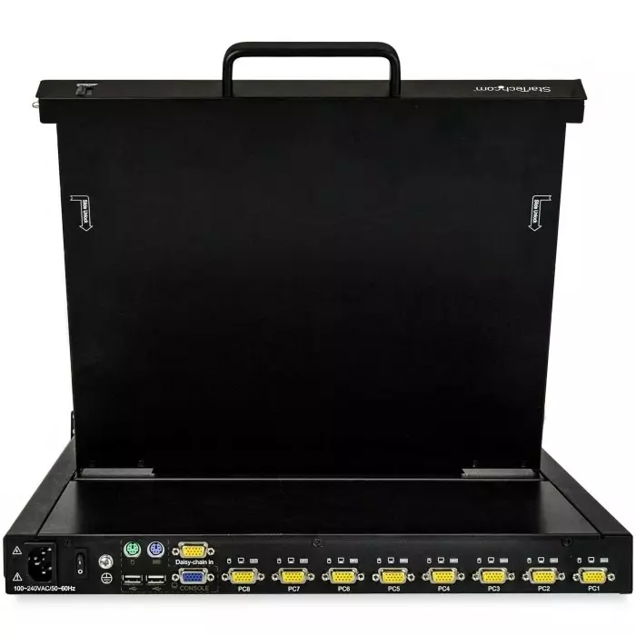 StarTech.com 8 Port USB USB VGA Console 1280 x 1024 Maximum Resolution, RKCONS1708K