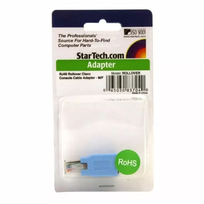 StarTech.com Male RJ45 Connector Cable Mount, ROLLOVER