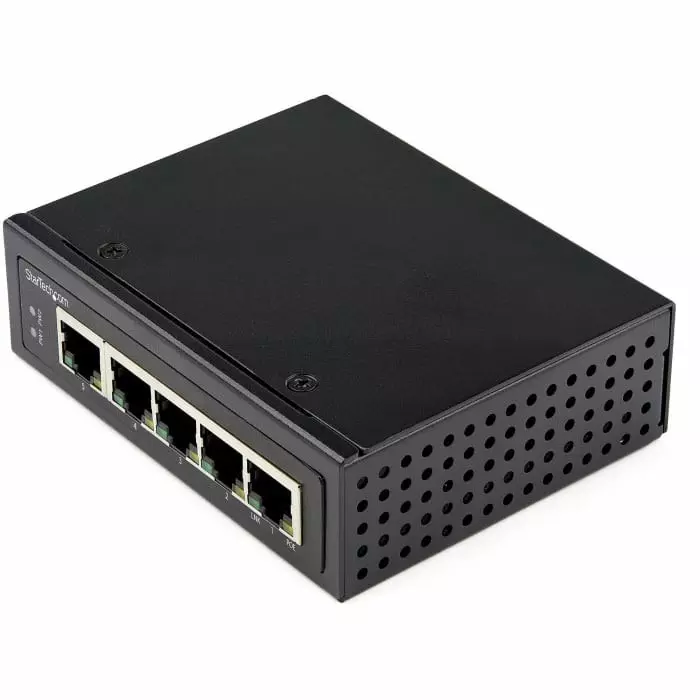 StarTech.com Unmanaged 5 Port Gigabit Switch With PoE, IESC1G50UP