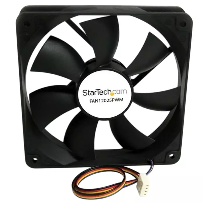 StarTech.com Axial Fan 12 V DC DC Operation 33.20-78.41 cfm 350mA Max 4.7x4.7x1 inch, FAN12025PWM