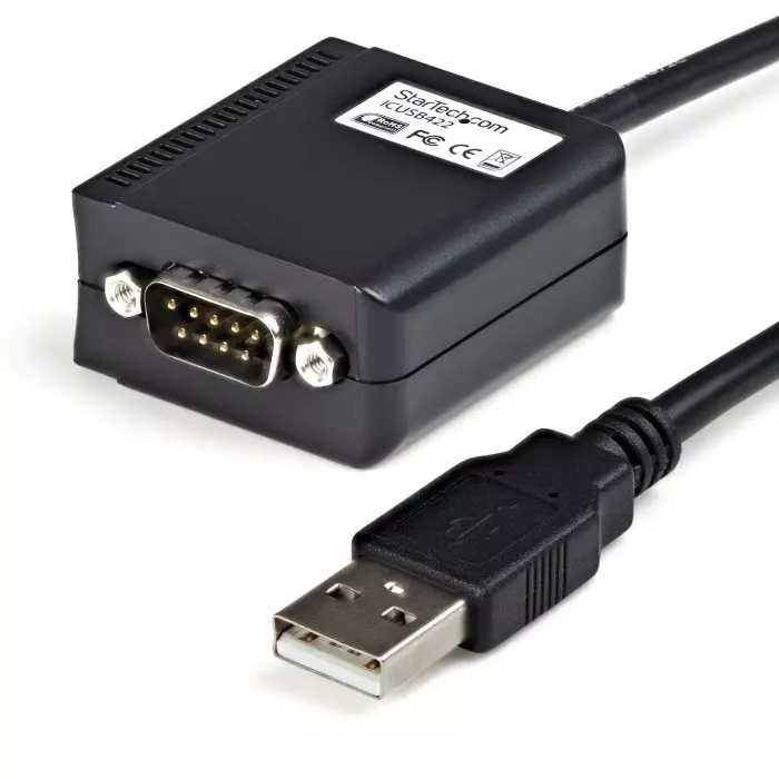 StarTech.com RS422 RS485 USB A Male to D-sub 9 Pin Male Converter Cable, ICUSB422