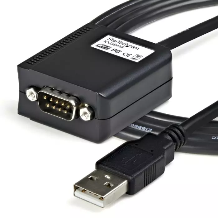 StarTech.com RS422 RS485 USB A Male to D-sub 9 Pin Male Converter Cable, ICUSB422