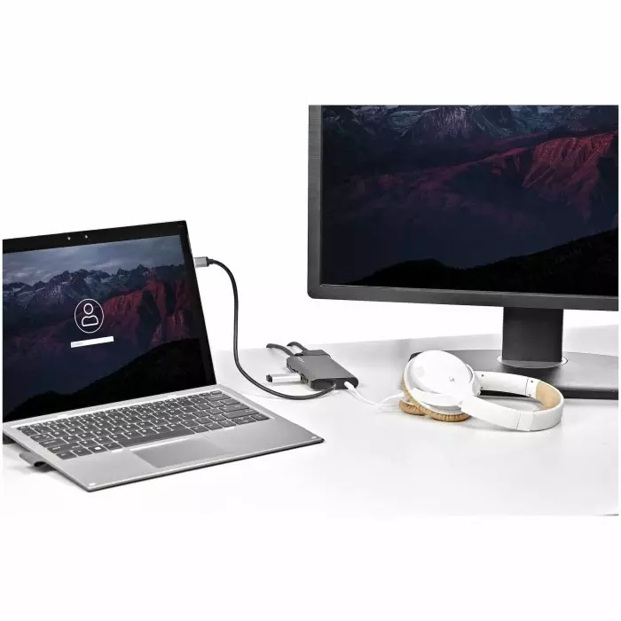 StarTech.com 4K Docking Station with HDMI VGA - 3 x USB Ports USB A USB C, DKT30CHVAUSP