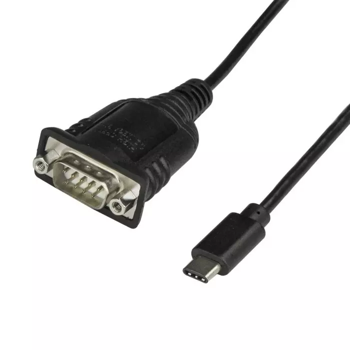 StarTech.com RS232 USB C Male to D-sub 9 Pin Male Interface Converter, ICUSB232PROC
