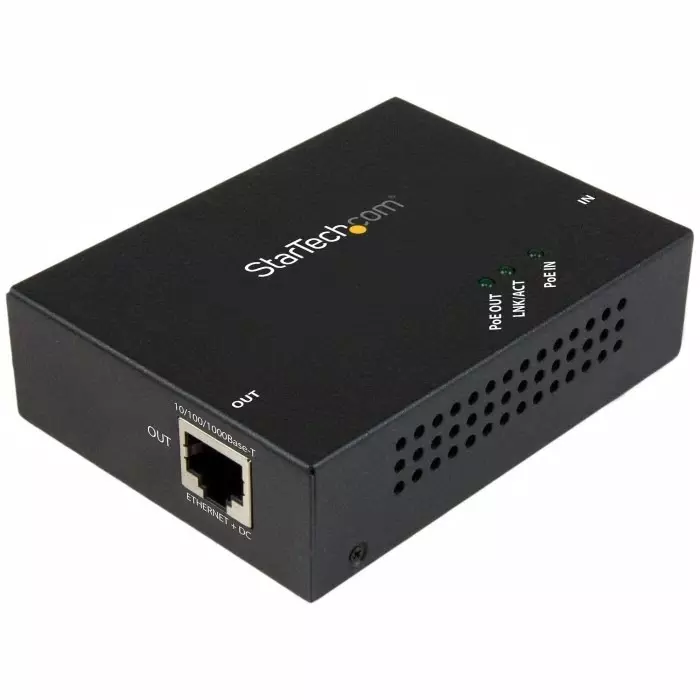 StarTech.com RJ45 Media Converter 10/100/1000Mbit/s Full Duplex, POEEXT1GAT