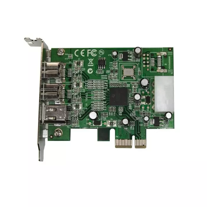 StarTech.com 3 Port PCIe Firewire Card, PEX1394B3LP