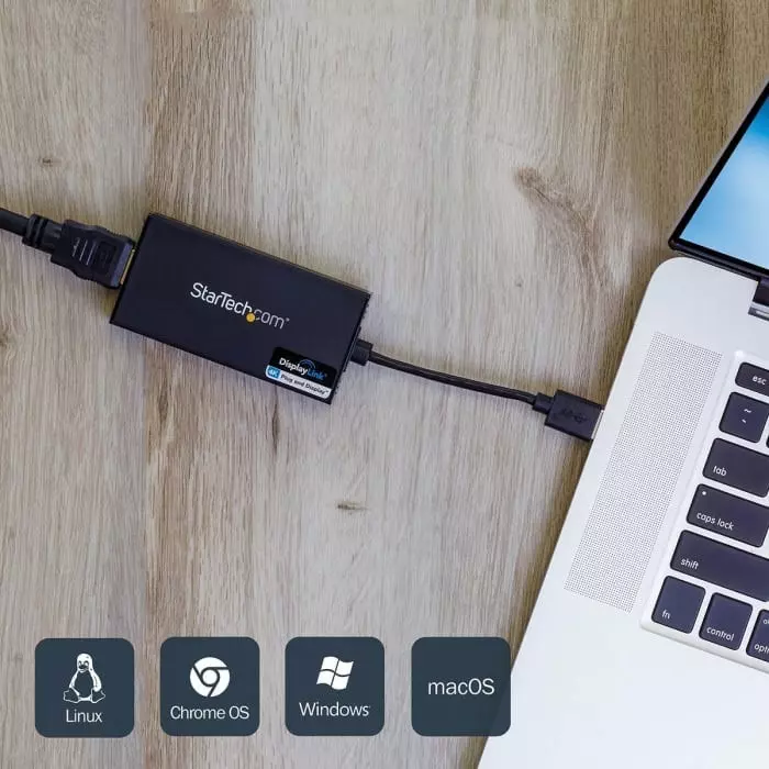 StarTech.com USB A to HDMI Adapter USB 3.0 1 Supported Display - 4K @ 30Hz, USB32HD4K