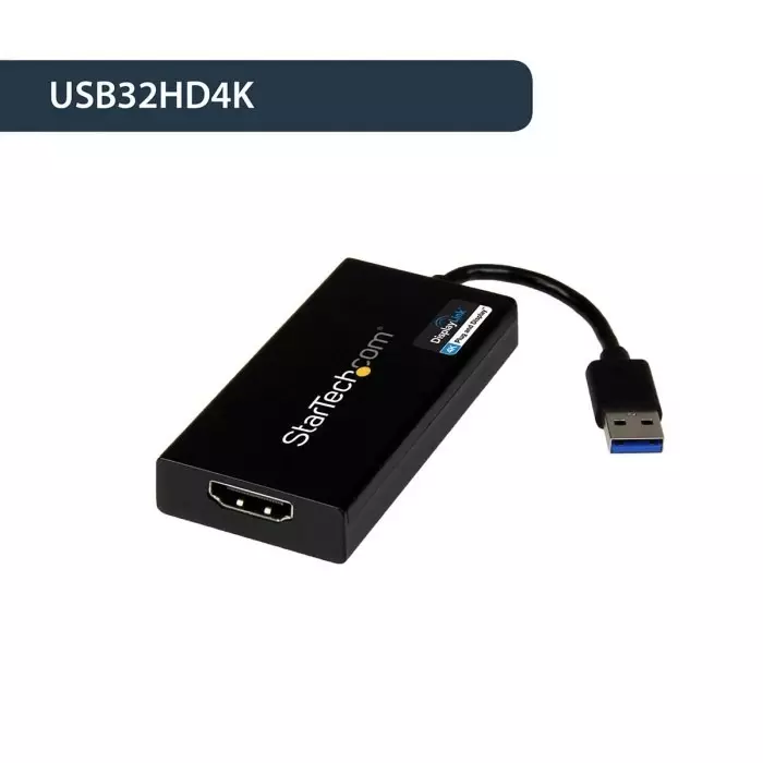 StarTech.com USB A to HDMI Adapter USB 3.0 1 Supported Display - 4K @ 30Hz, USB32HD4K