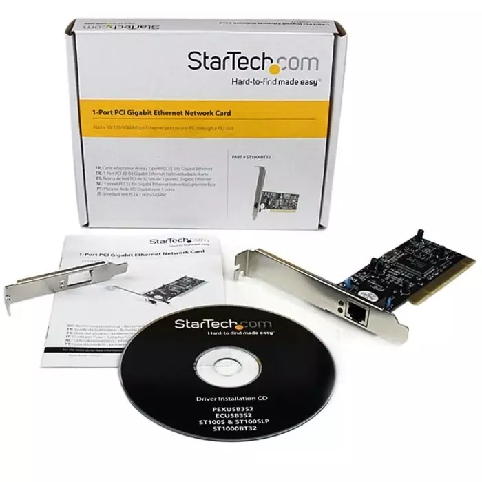 StarTech.com 1 Port PCI RJ45 Network Card 10/100/1000Mbit/s, ST1000BT32