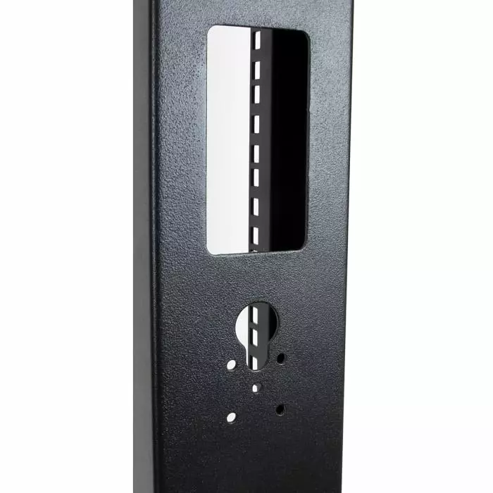 StarTech.com Black 42U Steel Server Rack with 2-Post Frame, 2POSTRACK42