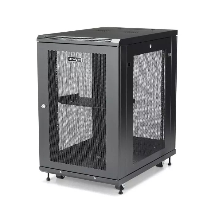 StarTech.com 18U-Rack Server Cabinet Medium 855 x 905 x 600mm, RK1833BKM