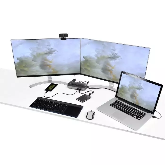 StarTech.com Dual Monitor 4K USB-C Docking Station with DisplayPort HDMI - 6 x USB Ports USB A USB C, DK30A2DHUUE