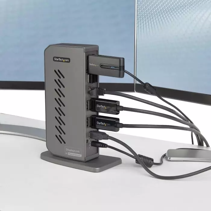 StarTech.com Dual Monitor 4K USB-C Docking Station with DisplayPort HDMI - 6 x USB Ports USB A USB C, DK30A2DHUUE