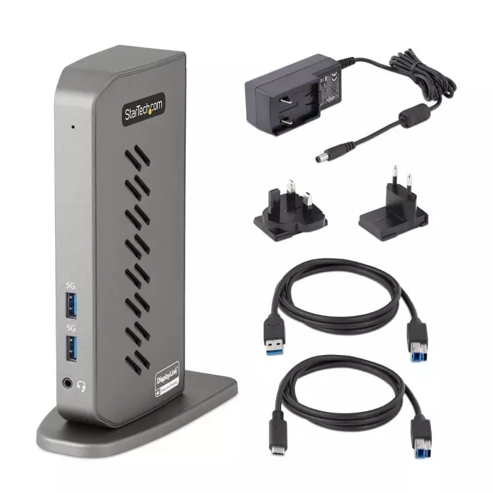 StarTech.com Dual Monitor 4K USB-C Docking Station with DisplayPort HDMI - 6 x USB Ports USB A USB C, DK30A2DHUUE