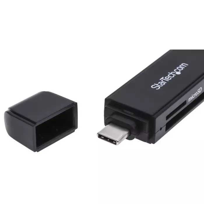StarTech.com 2 Port USB 3.1 External Card Reader Writer for MicroSD SD Memory Cards, SDMSDRWU3AC