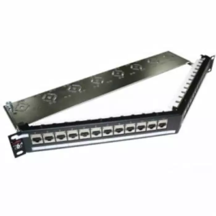 Molex Premise Networks Cat6a 24 Port RJ45 RJ Patch Panel FTP 1U, 182960001