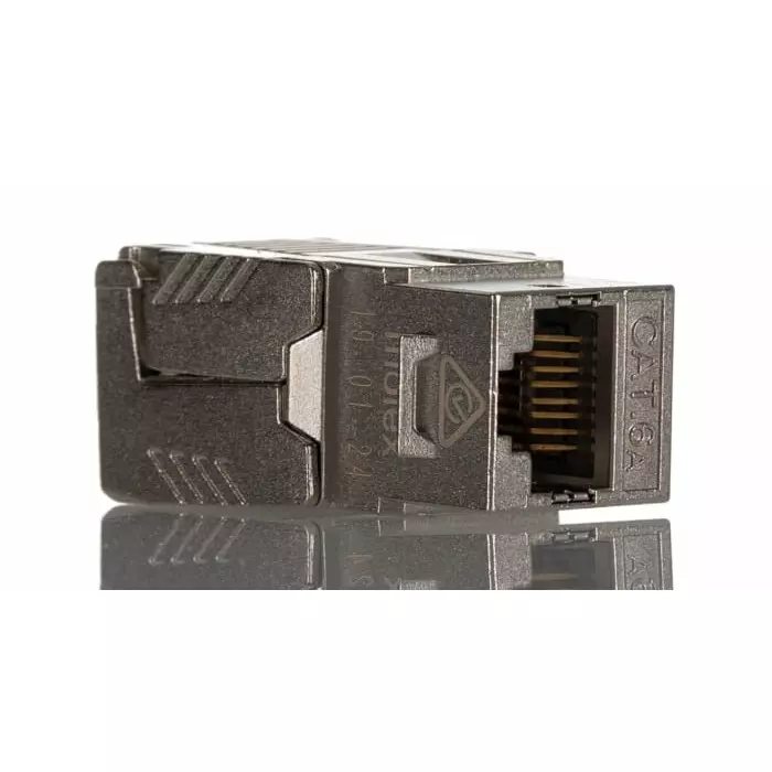 Molex Premise Networks PowerCat Cat6a RJ45 1 Port Keystone Jack FTP Shielding, 183010070